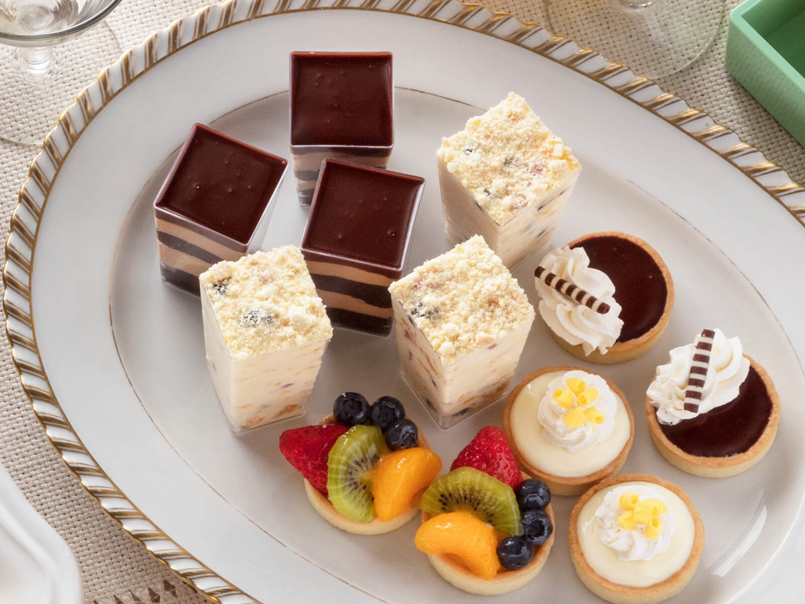 Mini Tart & Parfait Tray